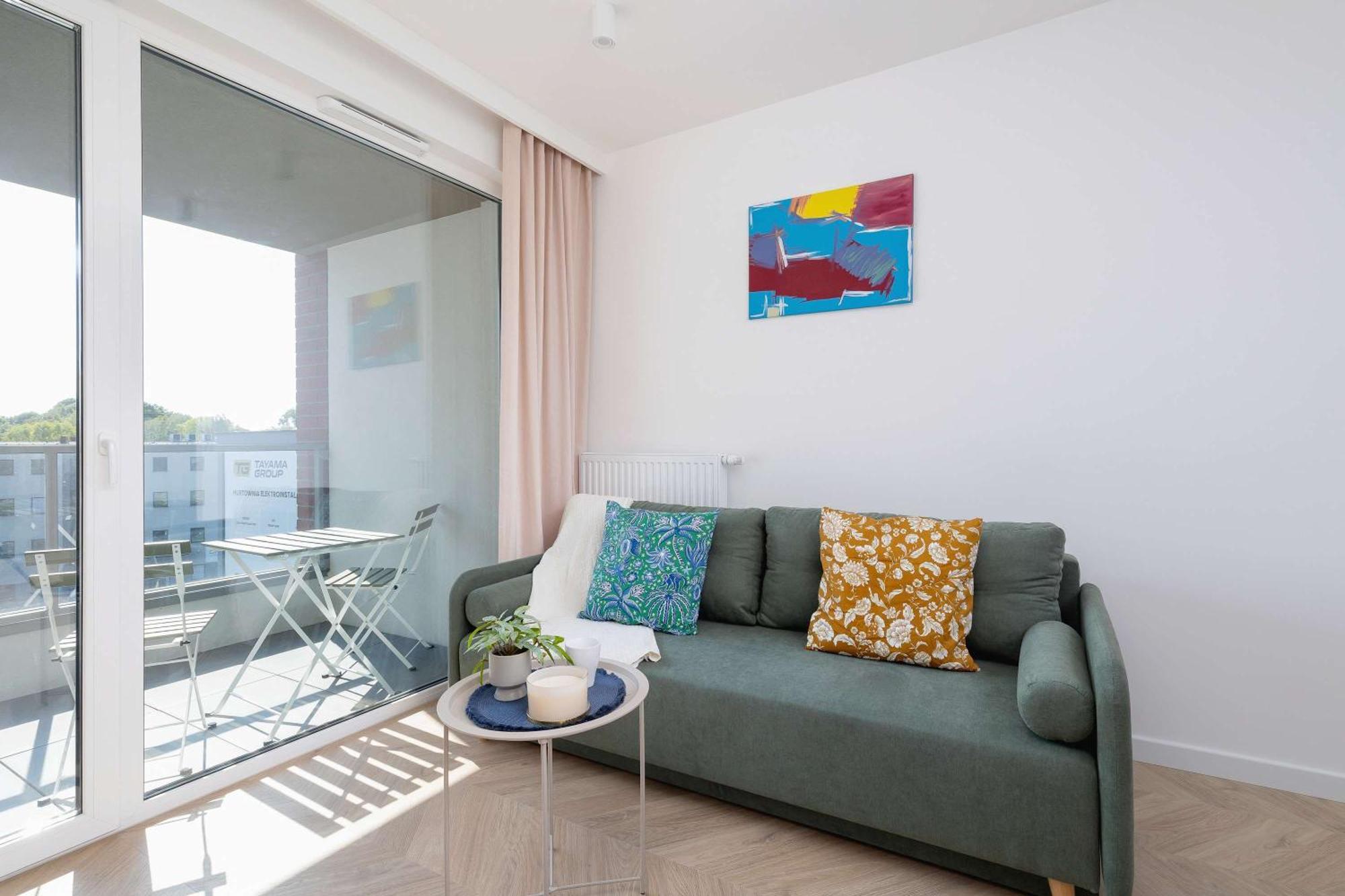 Sloneczna Comfy With Balcony & Parking By Renters Katowice